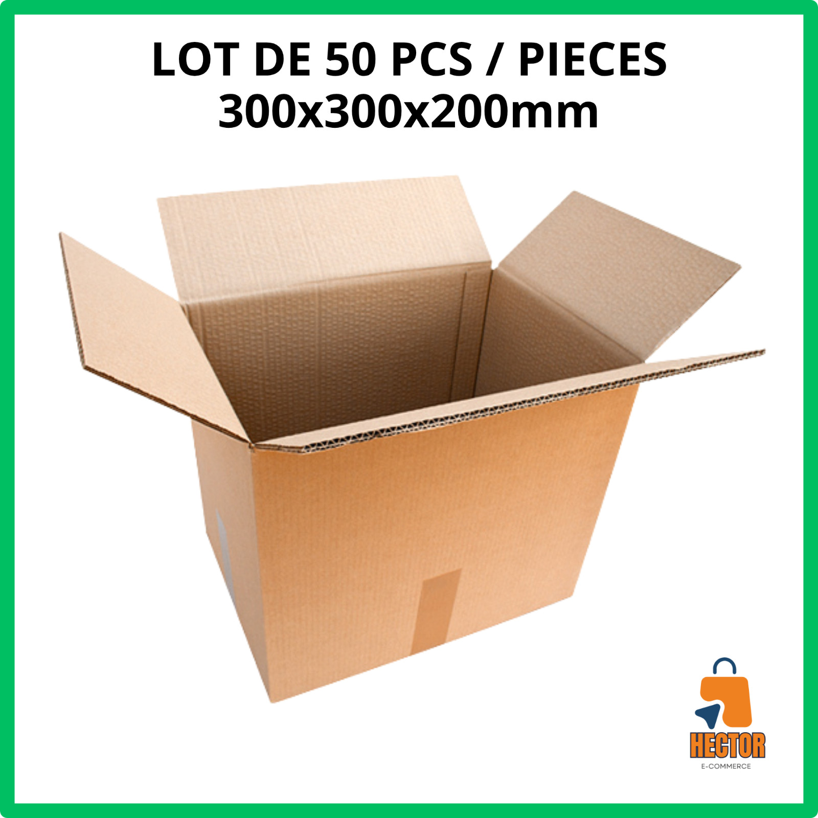Caisses carton FEFCO 201 de qualité supérieure 360g pour stockage pro