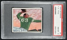 Y. A. TITTLE PSA 8 1950 BOWMAN FOOTBALL #5 ROOKIE CARD RC NM-MT. rookie card picture