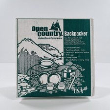 Open Country Adventure Campware Backpacker 2 Person Cook Set NOS Camping