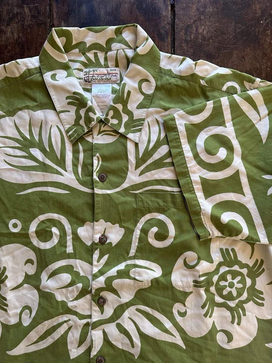 Patagonia Floral Hawaiian Casual Button-Down Shirts for Men for