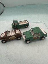 TOOTSIE TOYS VINTAGE LOT 3 Jumpin Jeeper Kubelwagen Vehicles Cars Made USA READ
