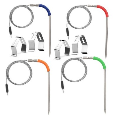 GOOYIN Weber iGrill 2/3 & Mini/Pro Replacement Probe (4pcs Color) - Grill The...