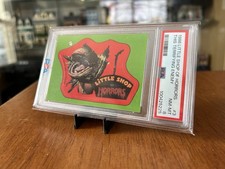 1986 Little Shop of Horrors Sticker #3 PSA 8 Movie Rick Moranis Steve Martin