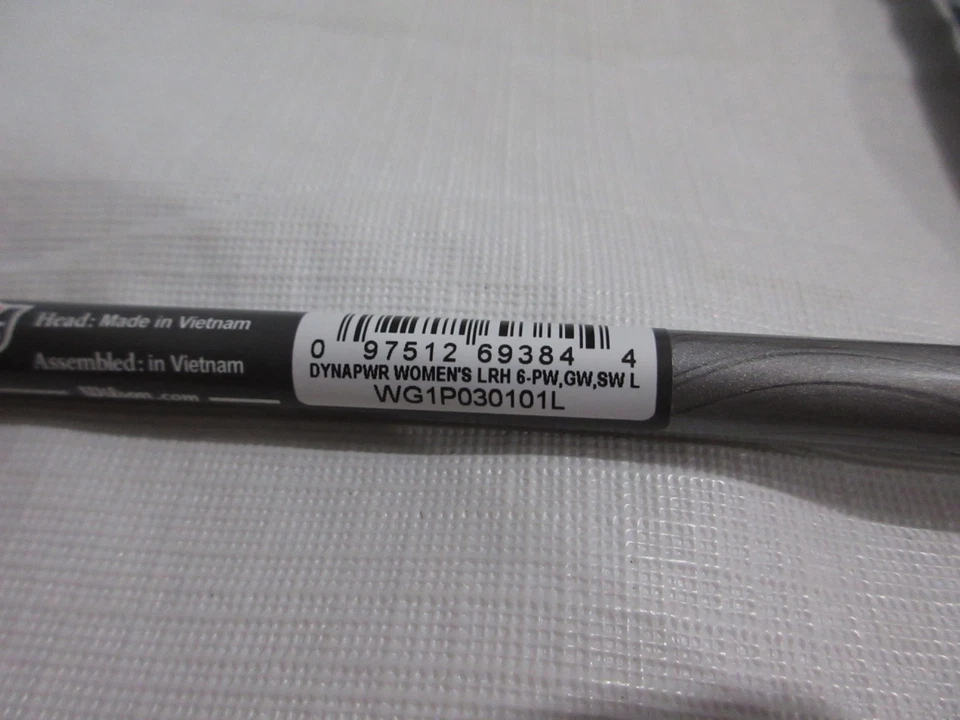 Wilson Staff Dynapwr Iron Set - 6-PW, GW, SW - Evenflow Ladies Graphite - NEW - Image 4 of 4