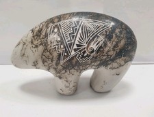 sculpture faience cheval navajo amerique indien deciration ethnique vintage