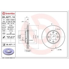2x Bremsscheibe vorne für Opel Agila B H08 | 26225895