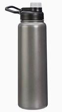 NEW Amazon Basics 30 oz Insulated BPA-Free Stainless Steel Water Bottle Gray