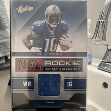 Panini 2011 Absolute Memorabilia Titus Young Rookie Jersey Coll #33