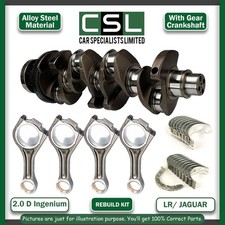 Jaguar 2.0-D 204DTA Alloy Steel Shaft Main Connecting Rod Bearings