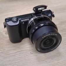 Sony Alpha a5000 Mirrorless Digital Camera with 16-50mm Lens Black English
