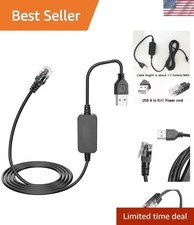 5.57ft USB A to RJ11 Power Cord for Uniden Radar Detectors - Durable  Reliable