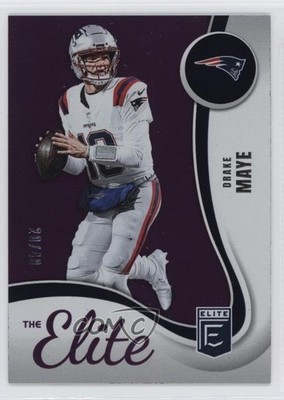 2025 Panini Donruss Elite The Elite Purple 20/49 Drake Maye #7 0j99
