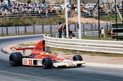James Hunt McLaren M23 Ford South African GP at Kyalami on March 0- Old Photo