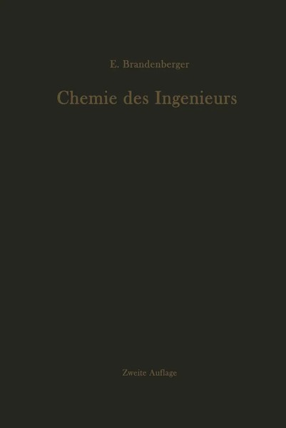 Ernst Brandenberger | Chemie Des Ingenieurs | Taschenbuch | Deutsch (2012)-image