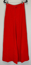 Moschino Cropped Tailored Women's Size 8 US Red Trousers NWT