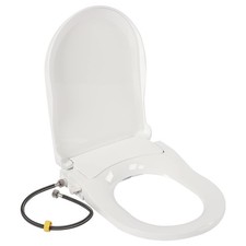 D shape Toilet Bidet Rear Non-electric Feminine Cleaning Dual Nozzle Toilet Seat