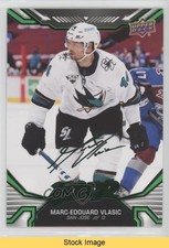 2022-23 Upper Deck MVP Green Script SP Marc-Edouard Vlasic #126 READ 13bg