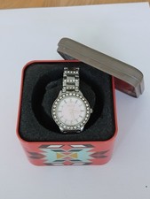 Ladies Fossil Watch In Box Working Battery In Used Condition