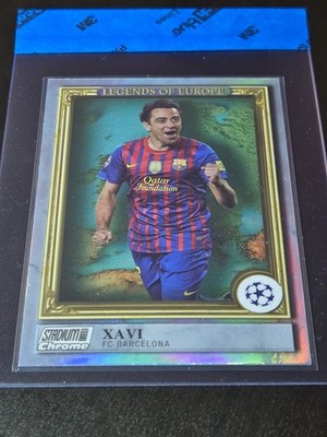 2023 Topps Stadium Club Chrome UEFA Xavi LEGENDS REFRACTOR FC Barcelona