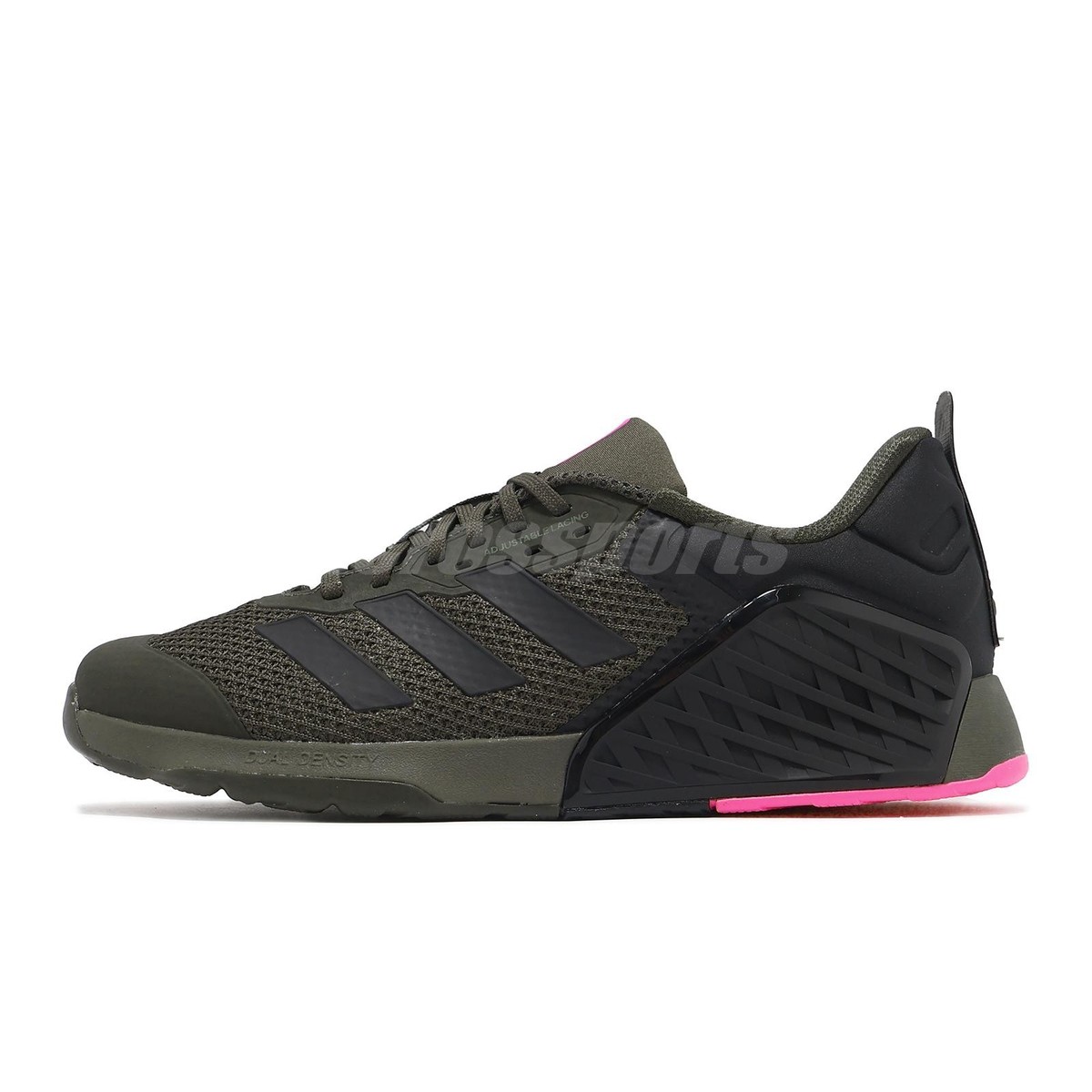 adidas Dropset 3 Trainer Shadow Olive Pink Men Cross Training