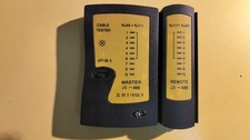 RJ45  RJ11 JS-468 LAN Cable Tester - Ethernet Network Verification - Master/Remote  