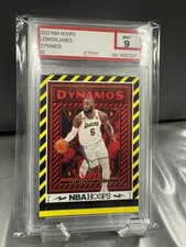 2023-24 Panini NBA Hoops - Dynamos LeBron James #2 Lakers Graded
