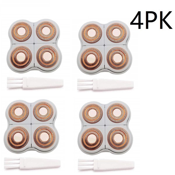 Legs Hair Removal Replacement Heads for Women's Painless Tri