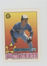 1989 O-Pee-Chee Super Star Sticker Backs Tony Fernandez Jose Canseco ( 148) 0au4