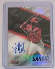2021 Bowman's Best - Best of 2021 Autographs Jose Garcia #B21-JG Refractor 