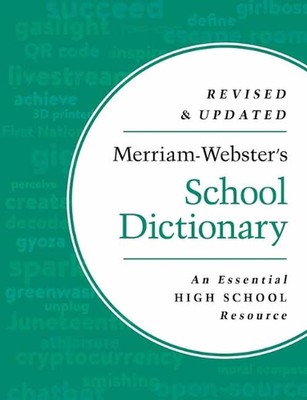 Merriam-Websters School Dictionary by Merriam-Webster Hardcover Book