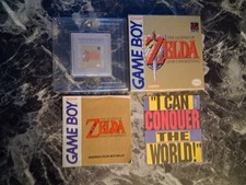 Legend Zelda Link's Awakening GameBoy Complete CIB W/ Protector Very Nice