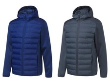 Crivit Herren Hybridjacke Steppjacke Herbst Jacke BLAU / GRAU - versch. Größen