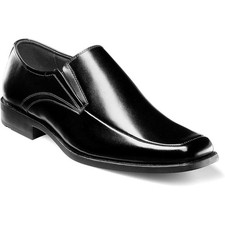 Stacy Adams Cassidy Moc Toe Slip On Shoes Black 20118-001