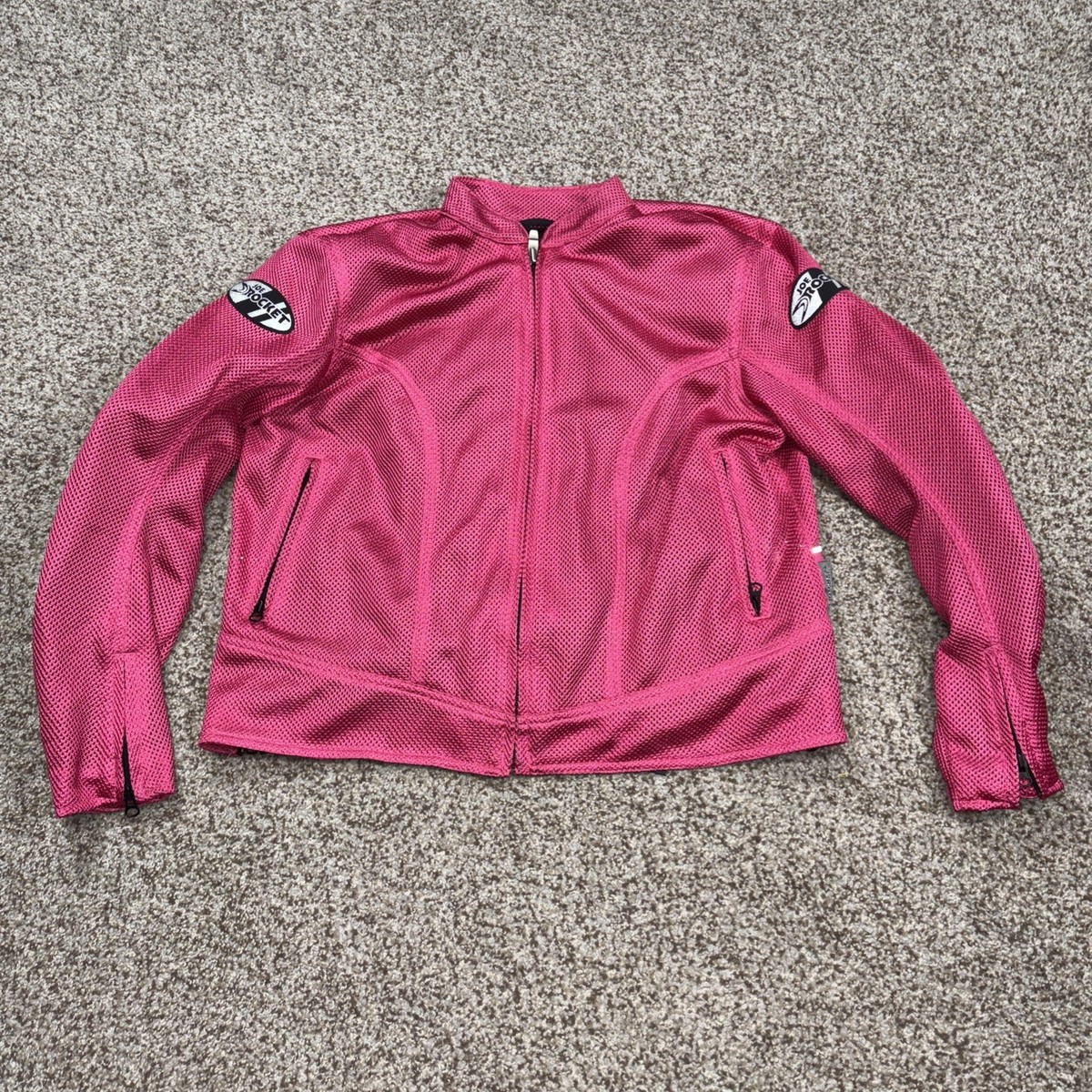 Joe Rocket Womens Motorcycle Jacket Pink Size XL