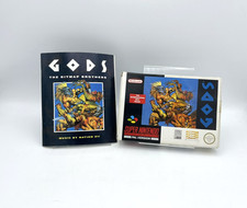 ebay® Auktion 277586515235 | Super Nintendo SNES Gods Spiel OVP mit Anleitung PAL Thumbnail of ebay® auction 277586515235 | Super Nintendo SNES Gods Spiel OVP mit Anleitung PAL