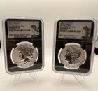 2023 S MORGAN & PEACE SILVER DOLLAR REVERSE PROOF SET NGC PF 70 Limited To 5,000