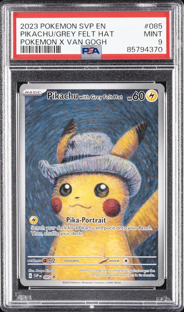 皮卡丘Pokémon TCG 专业体育认证器(PSA) 9 级个人集换卡牌游戏| eBay
