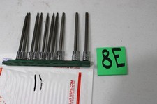 Gearwrench 10 Piece 14 38 Drive Long Shank Torx Bit Socket Set T8 - T50
