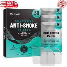 TOLEVITA Anti- Smoke Herbal Patches Transparent 21 mg  Quit Smoking Patches