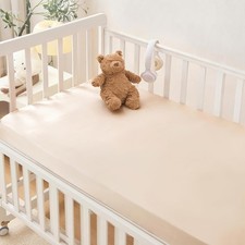 100 6A Mulberry Silk Crib Fitted Sheet Mattress Cover 52" 28" with Deep Pocket