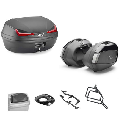 Kit GIVI Koffer E455N Koffer V35NT für Kawasaki 650 KLE VERSYS 2015-2017