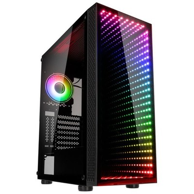 KOLINK VOID RIFT GAMING PC CASE 1x FAN INCLUDED ATX ARGB RGB MID TOWER GLASS
