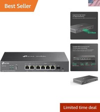Omada Multi-Gigabit VPN Router Dual 2.5Gig WAN Ports High Network Capac...