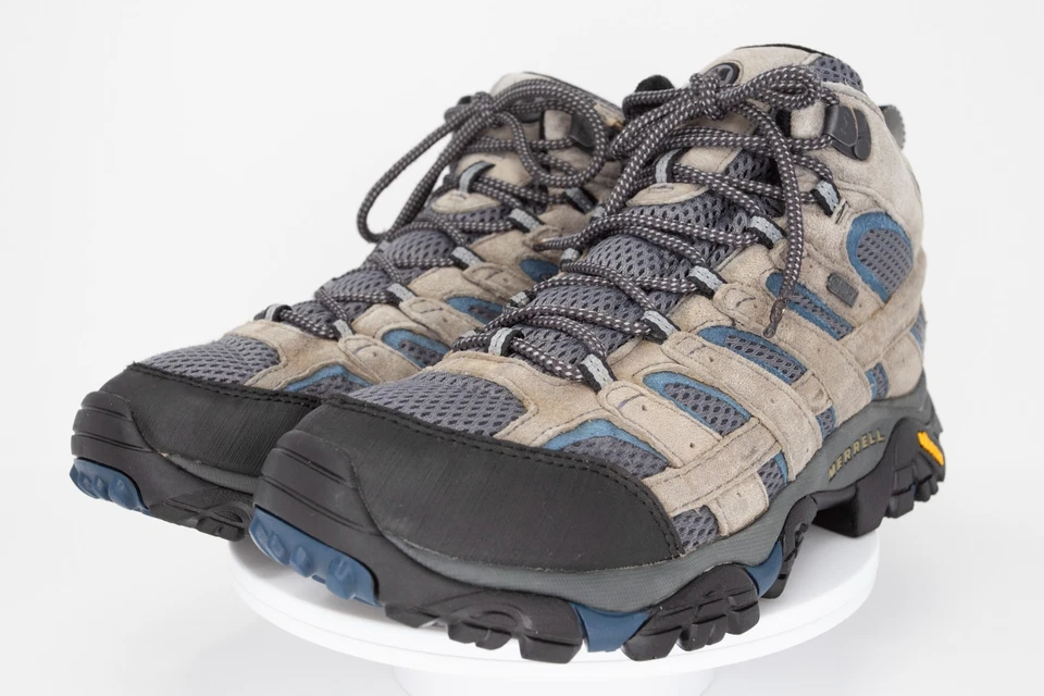 Merrell Moab 3 Vent Mid Wanderschuhe grau Vibram wasserdicht Herren (Größe 9,5)