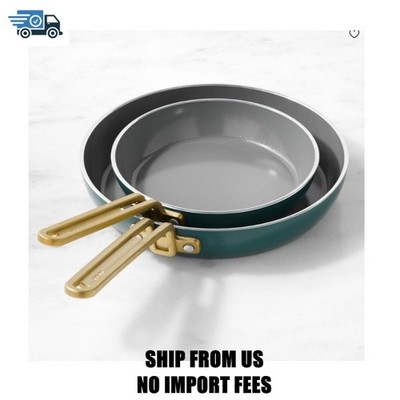 GreenPan Stanley Tucci Ceramic Nonstick Fry Pan, Set of 2