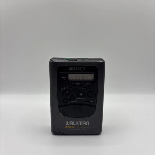 Vintage Sony Walkman WM-FX52 Cassette Player AM/FM Radio w Case Works: FOR PARTS
