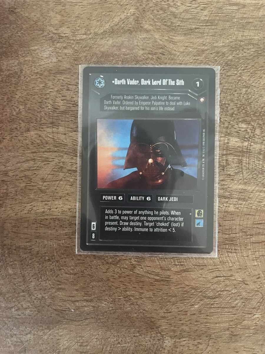 Star Wars CCG Rare Individual Collectible Card Game Cards in