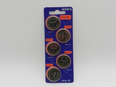SONY  CR2450  LITHIUM 3V  BATTERY (Exp. 2032) 5Pcs