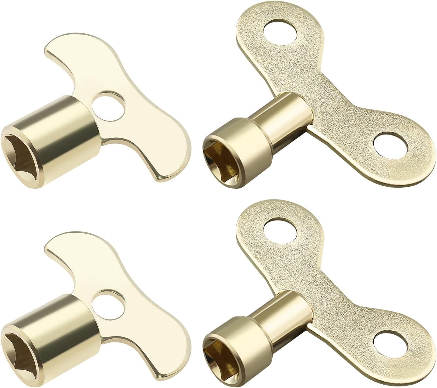 Create idea 4PCS Faucet Key Radiator Valve Key 6mm 7mm Square Opening Keys Wate
