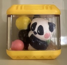 VINTAGE FISHER PRICE PEEK A BLOCKS SENSORY REPLACEMENT BLOCK PANDA BEAR  BALLS